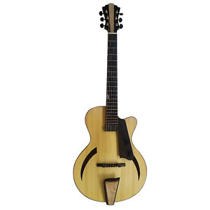 yunzhi 14inch fully handmade solid maple wood archtop guitar