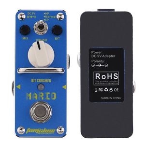 20X(AROMA AMO-3 Mario Bit Crusher Electric Guitar Effect Pedal Mini Single E)SR