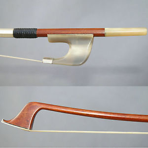 Master Pernambuco Wood Double Bass Bow German Round Stick 758mm 4/4 137.4g