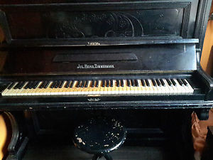 120 year PIANO Jul.Heinr.Zimmermann.