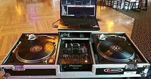 Pair Technics SL1210 M5G - Pioneer DJM 400 - Flight Case & Serato Scratch Live