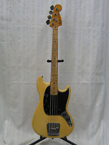 Fender Mustang Bass ,1977, VG Condition Vintage Bass Guitar w/Hard Case