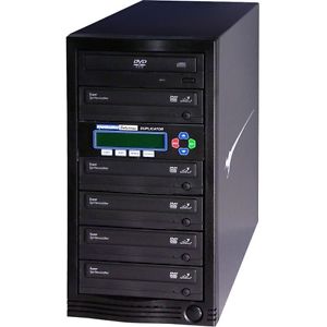 NEW 1-to-5, 24x DVD Duplicator Standalone CD/DVD 1 to 5 KanguruDVD Dup Kanguru