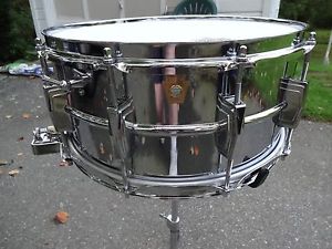 1968 Ludwig LM411 6 1/2" Super Sensitive Snare Drum....Very Good!