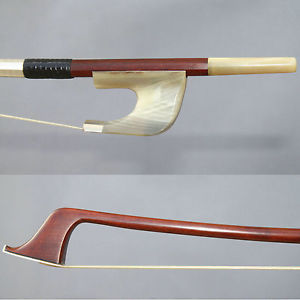Master Pernambuco Wood Double Bass Bow German Round Stick 740mm 3/4 142.1g