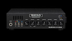 Mesa/Boogie Subway D-800 800-Watt Lightweight Electric Bass Amplifier Amp Head