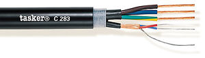 Tasker C283 Cable Digital Audio DMX + Power, 1x2x0,22 mm² + 3x1,50 mm² 100 m