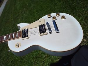Gibson Les Paul Signature T Flamed White Whiteburst Classic Standard 8.7 lbs
