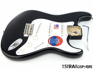 LOADED 2016 Fender American ERIC CLAPTON Strat BODY Stratocaster Black SALE!