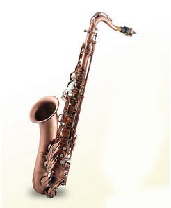 Professional High-Grade Red Antique Brass U-Shape B Flat Brass Tenor Saxophone #