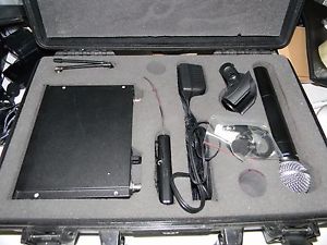 Shure SLX124/85/SM58 Bodypack & Handheld Combo Wireless Mic System H5band &case