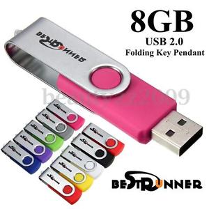 BESTRUNNER Lot 100X 1-32 G GO GB Clé USB 2.0 Mémoire Flash Drive Stick Win 7/10