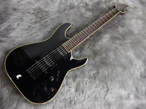 Schecter AD-C1-BJ Blackjack Diamond Series 2007 Black Used Electric Guitar Japan