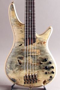 IBANEZ SR5BBLTD Natural Flat 5-string Used Bass Guitar from Japan #b94