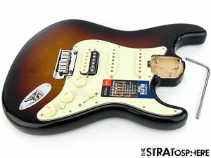 Fender American Elite HSS Shawbucker Stratocaster Strat LOADED BODY Sunburst