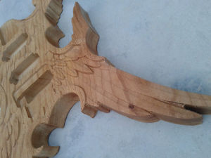 Rare unfinished electric guitar body