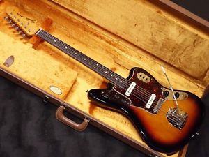 Fender USA American Vintage 62 Jaguar Brown w/hard case Free shipping #X851