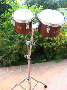 Tama Superstar 6" und 8" Concerttoms  mit Galgentomständer Super Mahogany Finish
