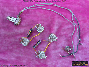 Vintage 1959 Gibson Les Paul PAF Wiring Harness Standard Burst CENTRALAB 1958 !!