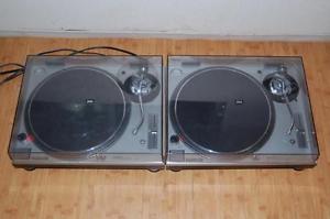 2X Technics SL-1200 MK5  turntables ++  Dust covers Excellent L@@@@@K!!!!
