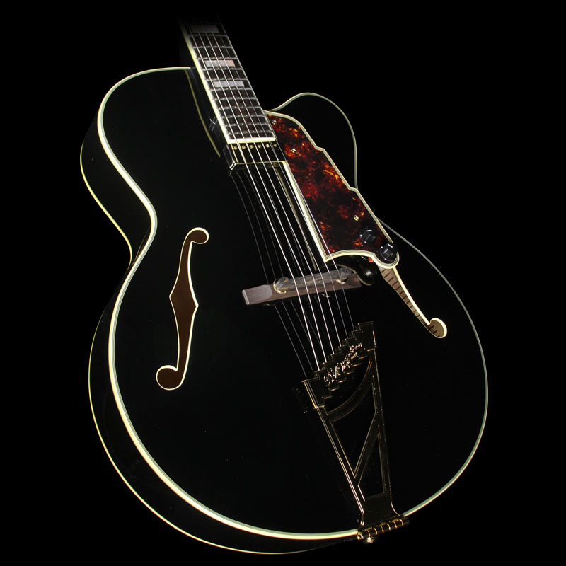 D'Angelico EXL-1 Archtop Hollow Body Electric Guitar Black