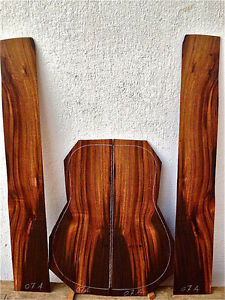 3 BRAZILIAN ROSEWOOD  DREADNAUGHT GUITAR LUTHIER SETS QUARTERSAWN BROTHERS