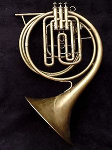 RARE NEVER SEEN BEFORE VINTAGE" F.BESSON BREVETE" PARIS FRENCH HORN ABOUT 1920
