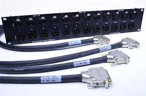 PRO TOOLS HD I/O 8 x 8 x 8 CONNECTOR PANEL FOR EASY HOOKUP
