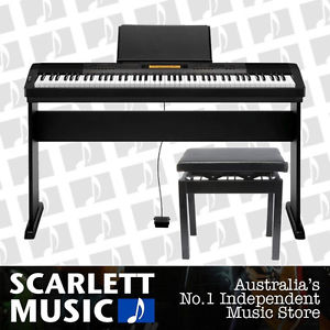 Casio CDP230R Black Digital Piano CDP 230 w/Wooden Stand + Piano Stool ***NEW***