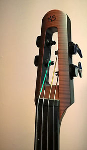 NS Design NXT 4-String Electric Upright Bass and Extra Stands and a Hard Case