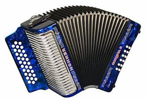 NEW Hohner 3523FBL Corona II 3523 Classic Accordion Blue F Bb Eb Fa 31 Button MM