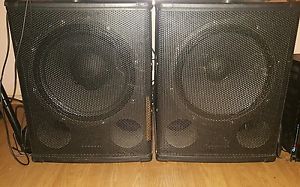 two sub woofer speakers 18" celestion BX 1000