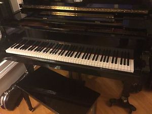 Wurlitzer By Young Chang 6 Foot Grand Piano Polished Black Immaculate G461