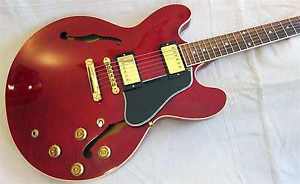 Gibson ES 335 Dot Neck Reissue 2003 in Translucent Cherry Red Electric Guitar