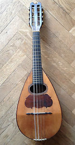 Mandolin PASQUALE VINACCIA, NAPOLI 1876 mandolino antico mandoline alte old