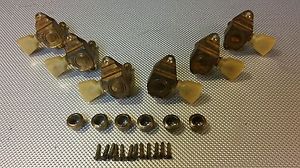 40's Gibson Super 400 L-5 Kluson Gold Sealfast Tuners Complete Original Set RARE