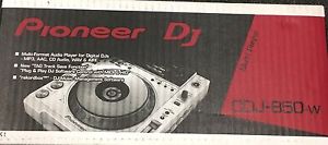 Pioneer CDJ-850 White Table Top CD Player Brand New