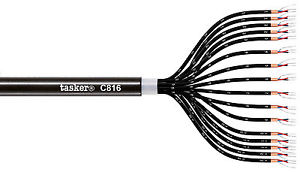 Tasker C816 câble digital audio DMX 16x2x0,22 mm² 100 m