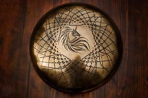 Handpan Tank Drum Tongue Ethno Steel 10 Tones 32 cm 100% Handmade Instrument