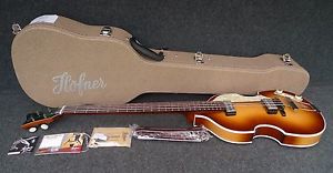 GERMAN Hofner HCT 500/1 BEATLE BASS GUITAR VINTAGE 62 Reissue & TWEED HARD CASE.