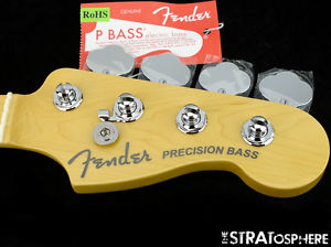 2016 Fender American Elite Precision P BASS NECK and TUNERS USA Compound Maple
