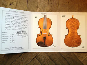 Violin GAETANO GADDA, MANTOVA 1953 with CERTIFICATE italian old violino antico