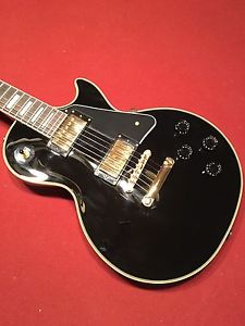 2015 Epiphone Les Paul Custom Black/Gold Electric Guitar