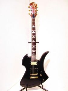 Fernandes MG-100X Mockingbird Black Modification type Used Electric Guitar Japan