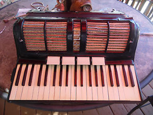 Vintage CELLINI Accordian with Case