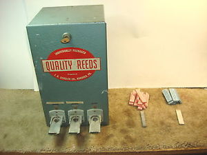 J.H. Schuler Woodwind Reed Vending Machine 1950's UNIQUE,,,, RARE ,,,,