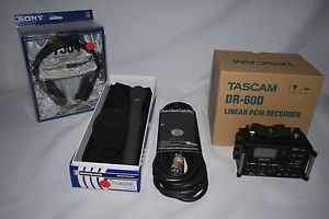 Interview DSLR Camera Microphone Lot Package Tascam DR-60D Beyerdynamic M58 NEW