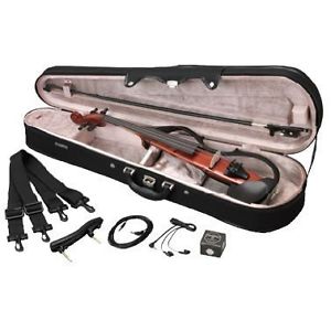 Genuine Yamaha Japanese Silent Violin Set Black