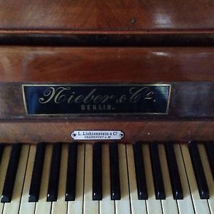 Antik hochw. L. Lichtenstein & Co, FrankfurtKlavier Wandklavier Flügel spielber.