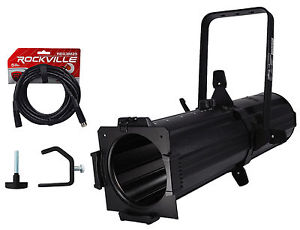 Chauvet DJ EVE E-100Z White Ellipsoidal Gobo Projector Spot Light+Clamp+Cable